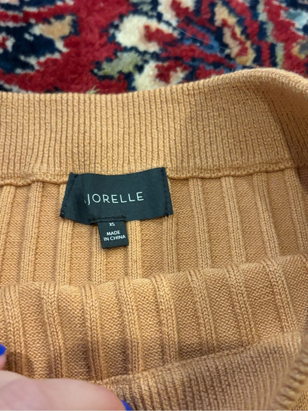 MAJORELLE Ribbed Knit Two Piece Sweater Skirt Set XS
